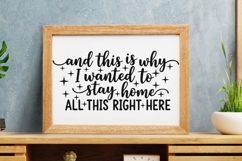 And This Is Why I Wanted To Stay Home Svg, Introvert Svg. Product Image 10