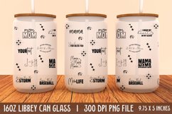 Mother's Day 16oz Can Glass Wrap, Mothers Day Can Glass Wrap Product Image 1