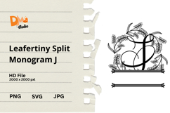Leafertiny Split Monogram Product Image 1