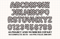 Shabby Chic letters doodle, shabby chic png alphabet clipart Product Image 4