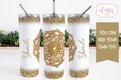 Golden Mandala Tumbler Wrap for Sublimation BUNDLE Product Image 5
