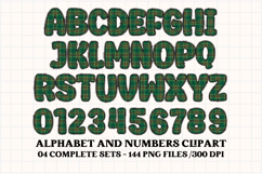 St patrick alphabet png clipart, st patrick letters doodle Product Image 4