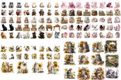 Cats Clipart Png Huge Bundle Product Image 4