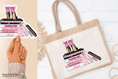 Fashion Girl Glam Books Heels Perfume PNG Chic Design Product Image 3