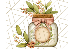 Cottagecore Apothecary PNG Clipart, Rustic Potions &amp; Herbs Product Image 2