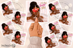Too Busy Sparkling to Stress PNG Fashion Girl Design Product Image 8