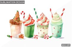 Christmas Coffee PNG Sublimation design Product Image 1