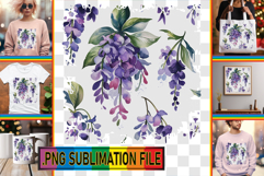 Elegant Tote Bag Designs Ideas, Flower Pattern Product Image 1