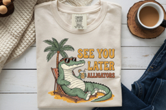 See You Later Alligators PNG, Funny Retro Summer Sublimation Product Image 9