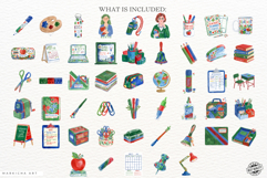 Back to School Teacher Supplies Clipart Product Image 4