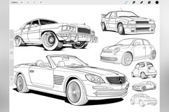 120 Procreate Cars Stamp Brushes Product Image 5