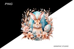 Easter Clipart, Easter Egg Clipart, Easter Bunny Png Product Image 1