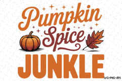 Pumpkin Spice Junkle Svg | Halloween Svg | Svg Cut Files Product Image 1