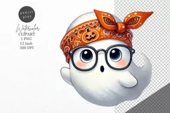 Halloween clipart, Ghost clipart, Autumn clipart Product Image 1