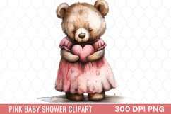 Pink Baby Shower Clipart Product Image 1