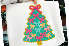 Crochet Yarn Christmas Tree PNG, Christmas Tree PNG, Tree Product Image 3