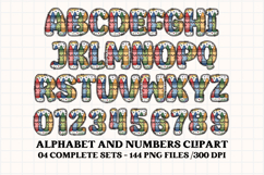 Back to School Alphabet png, letters doodle, school clipart Product Image 4