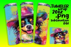 Multicolored Pooch Tumbler Wrap Product Image 1