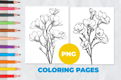 Freesia flower Coloring Pages | Coloring book Product Image 1