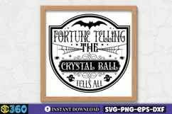 Happy halloween SVG, Vintage Halloween Sign SVG Product Image 2