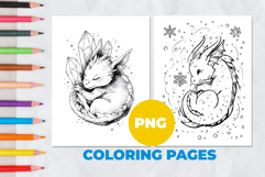 Dragon Coloring Pages | Coloring book Product Image 1