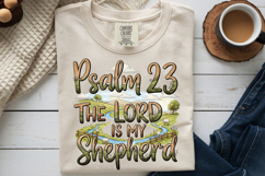 Psalm 23 The Lord Is My Shepherd PNG, Christian Sublimation Product Image 9