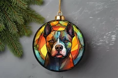 Staffordshire Bull Terrier Dog Stained Glass - 04 Variations Product Image 2