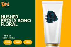 Hushed Petals Boho Floral Monogram Product Image 1