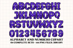 Animal Skin Alphabet png clipart, Texture letters doodle Product Image 4