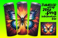 FASHIONABLE PNG for 20oz Tumbler , Butterfly Product Image 1
