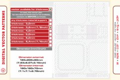 Box Organizer v27 - laser cut file - Glowforge ready SVG Product Image 10