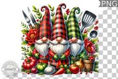 Christmas kitchen Gnome Sublimation - Clipart PNG Design Product Image 1