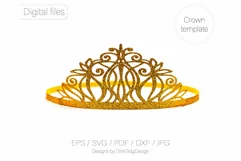 Crown svg Tiara svg Birthday tiara Princess svg Party hat Product Image 10