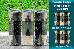 Christmas Tree Tumbler Wrap design, 20oz Tumbler wrap png Product Image 1