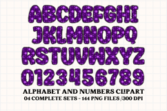 Frozen Princess Alphabet png clipart, Frozen letters doodle Product Image 4