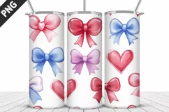 Lovely Hearts Tumbler Design | Valentine's Day Tumbler Wrap Product Image 3