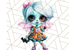 Halloween Fairy Clipart PNG, Cute Chibi Fairy Art Clip Art Product Image 2