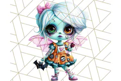 Halloween Fairy Clipart PNG, Cute Chibi Fairy Art Clip Art Product Image 2