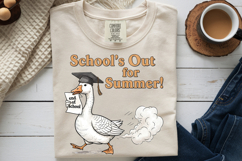 School's Out For Summer PNG, Funny Goose Graduation Design Product Image 9