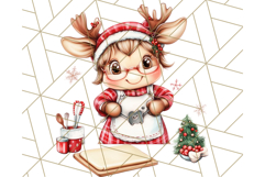 Christmas Baking Critters PNG Clipart, Cute Animals Holiday Product Image 2