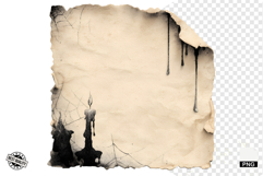 Halloween Goth Old Paper Clipart Product Image 1