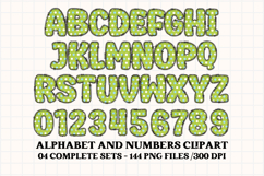 Valentine Alphabet Clip Art, valentines day letters doodle Product Image 4