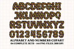 Halloween Alphabet png clipart, halloween letters doodle Product Image 4