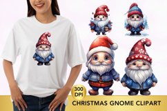 4 gnome png, sublimation, Christmas gnomes clipart Product Image 1