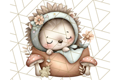 Woodland Nursery Baby Animals Clipart, Cute Animals Png Product Image 2