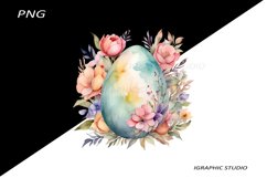 Easter Clipart, Easter Egg Clipart, Easter Bunny Png Product Image 1