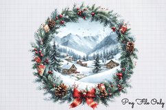 Christmas Winter Scenes Clipart PNG Product Image 1