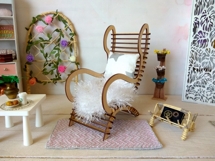Dollhouse parametric chair digital file, modern 1:6 scale Product Image 10