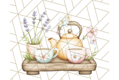 Tea Time Animal Clipart PNG Woodland Forest, Cottagecore Png Product Image 2