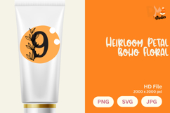 Heirloom Petal Boho Floral Monogram Product Image 1